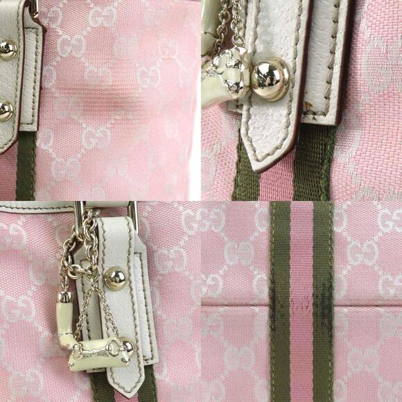 GUCCI Pink Leather Shoulder Bag - Picture 4 of 5